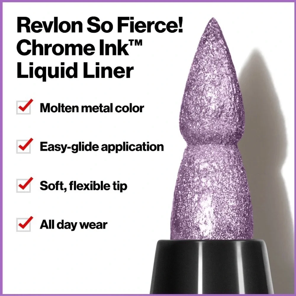 Revlon Chrome Ink Liquid Liner - 904 Ultraviolet Foil
